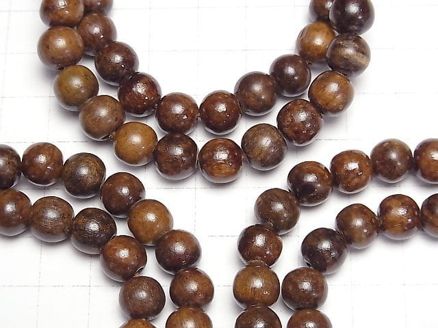 [Video] Malaysian Agarwood Round 9mm Bracelet