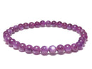 [Video][One of a kind] High Quality Pink Star Sapphire AAA Round 6mm Bracelet NO.104