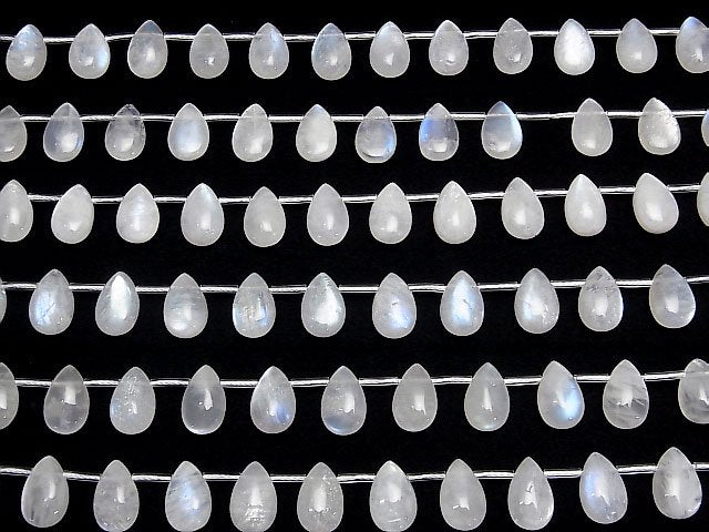 [Video]Royal Blue Moonstone AA++ Pear shape (Smooth) 14x9mm 1strand beads (aprx.6inch/16cm)