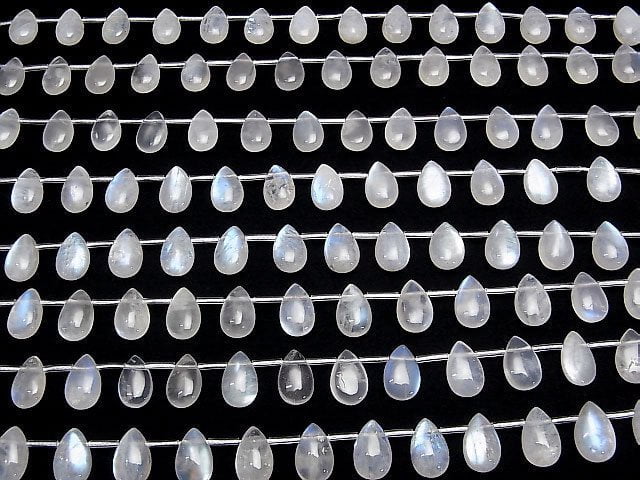 [Video]Royal Blue Moonstone AAA- Pear shape (Smooth) 14x9mm 1strand beads (aprx.6inch/16cm)