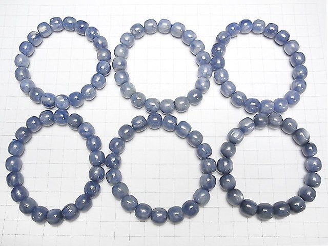 [Video]Kyanite AA++ Semi Round 11.5mm Bracelet