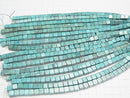 [Video]Turquoise AA++ Cube 6x6x6mm half or 1strand beads (aprx.7inch/18cm)