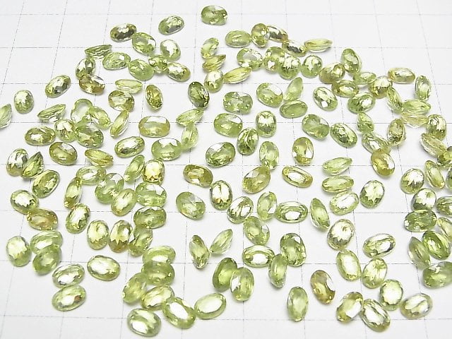 [Video]High Quality Spene AAA Loose stone Oval Faceted 6x4mm 1pc