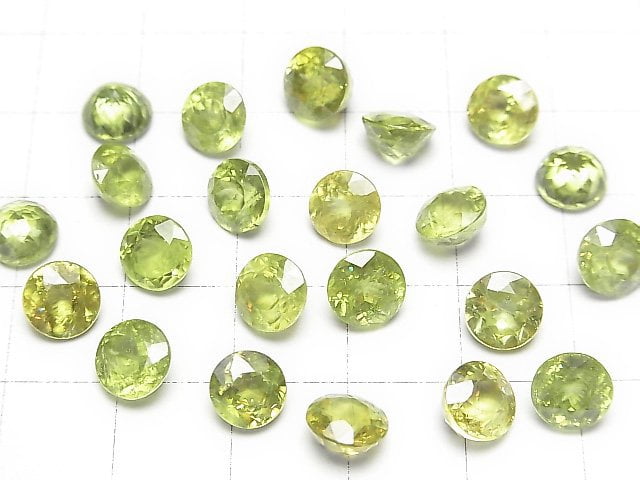 [Video]High Quality Spene AAA Loose stone Round Faceted 7x7mm 1pc