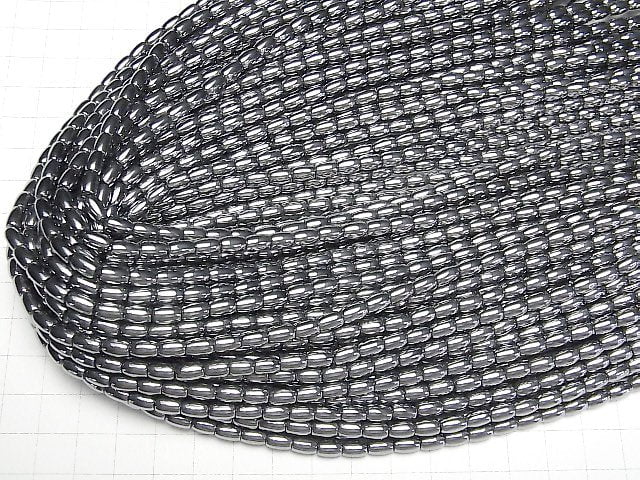 [Video]Terahertz Rice 6x4x4mm 1strand beads (aprx.15inch/38cm)