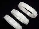 [Video] High Quality White Shell Carved 2 Holes Square 14x14mm Bracelet