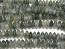 [Video]Moss Agate AAA- Rondelle 6x6x2.5mm 1strand beads (aprx.15inch/36cm)