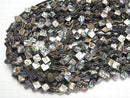 [Video]Abalone Shell Diamond 10x10mm 1/4 or 1strand beads (aprx.15inch/38cm)
