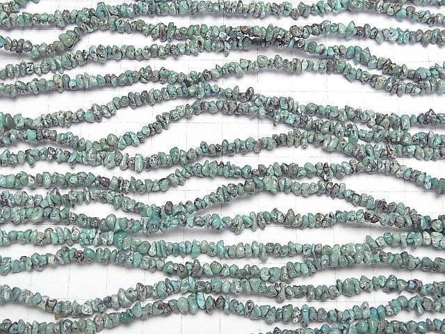 [Video]Turquoise AA Chips (Small Nugget ) 1strand beads (aprx.15inch/38cm)