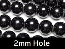 [Video] Black Tourmaline AAA-Round 12mm [2mm Hole] Half or 1strand Beads (approx. 15 inches/36 cm)