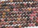 [Video]Dendric Rhodonite Round 8mm 1strand beads (aprx.15inch/37cm)