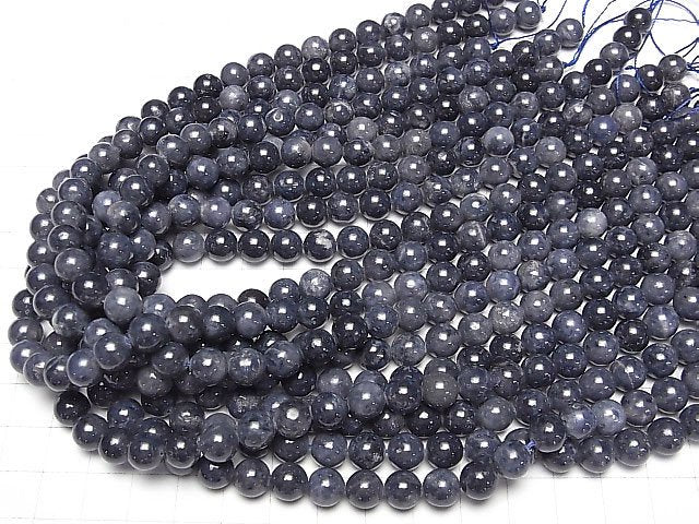 [Video]Sapphire AA+ Round 8mm half or 1strand beads (aprx.15inch/37cm)