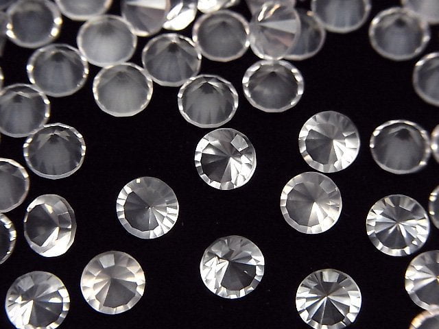 [Video]High Quality Rose Quartz AAA Loose stone Round Concave Cut 6x6mm 5pcs