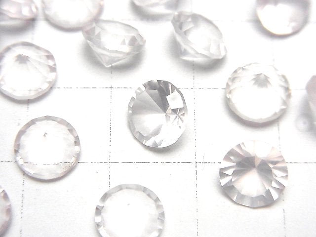 [Video]High Quality Rose Quartz AAA Loose stone Round Concave Cut 8x8mm 4pcs
