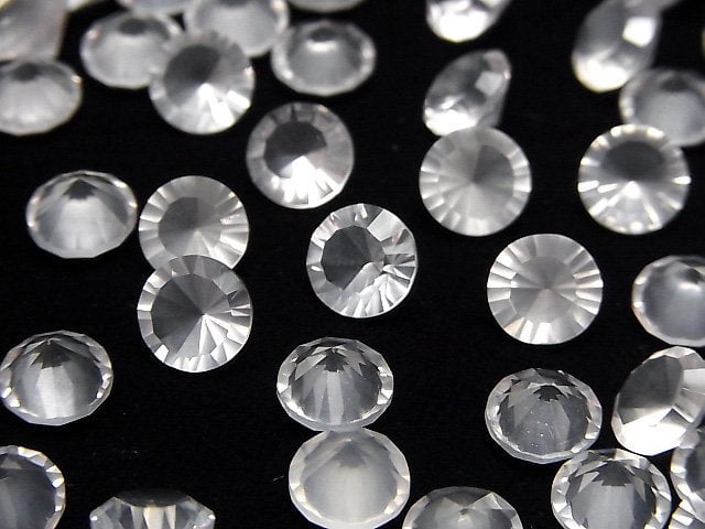 [Video]High Quality Rose Quartz AAA Loose stone Round Concave Cut 8x8mm 4pcs
