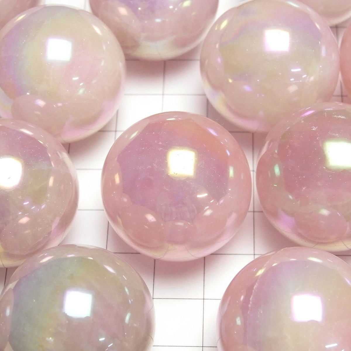 FlashRose Quarz Kugel Rund 30mm 1 Stück
