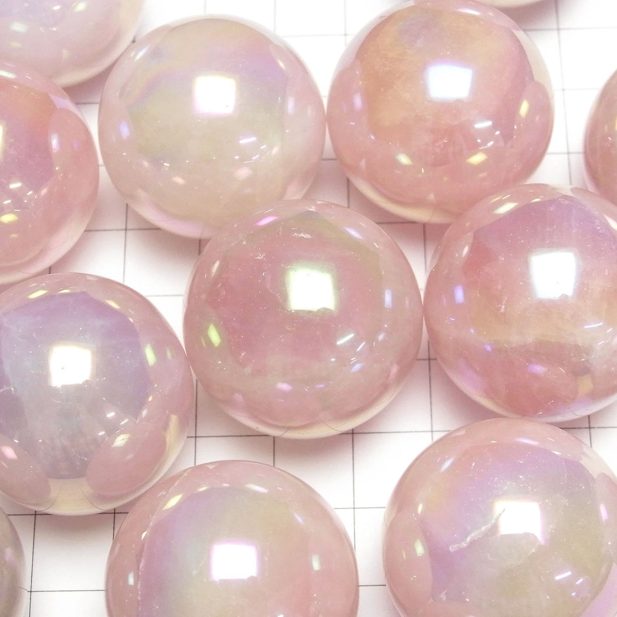 FlashRose Quarz Kugel Rund 30mm 1 Stück