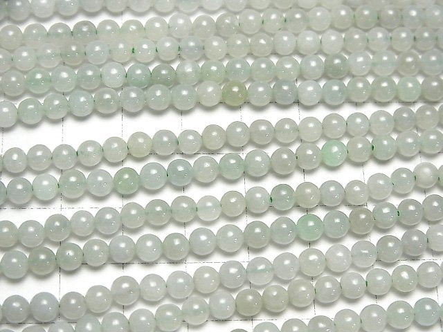 [Video]Burmese Jadeite AA++ Round 4.5mm 1strand beads (aprx.15inch/38cm)