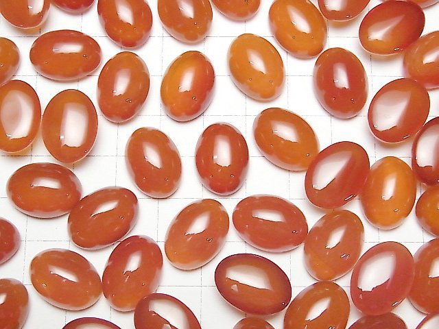 [Video]Carnelian AAA Oval Cabochon 18x13mm 2pcs