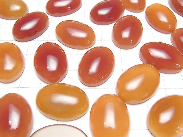 [Video]Carnelian AAA Oval Cabochon 25x18mm 1pc