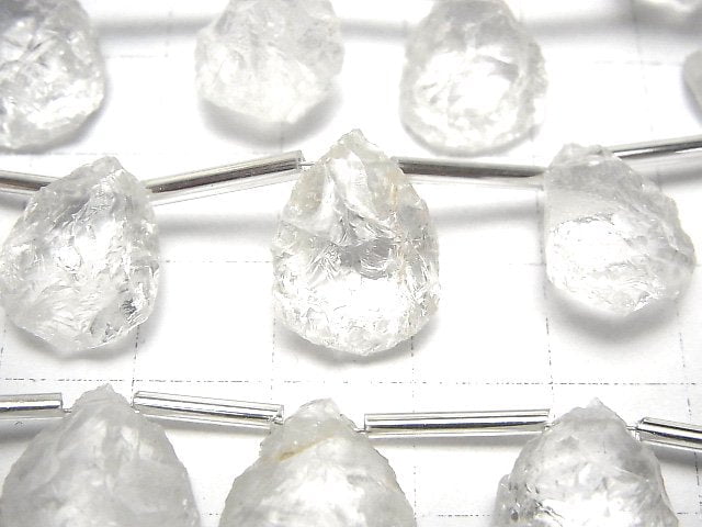 [Video] Crystal AAA Rough Rock Pear shape 1strand (13pcs)