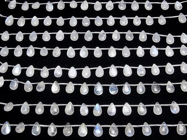[Video]Royal Blue Moonstone AA++ Pear shape (Smooth) 12x8mm 1strand beads (aprx.6inch/16cm)