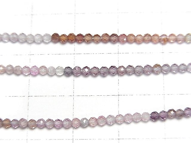 [Video]High Quality! Multicolor Spinel AAA Faceted Round 2mm half or 1strand beads (aprx.15inch/38cm)
