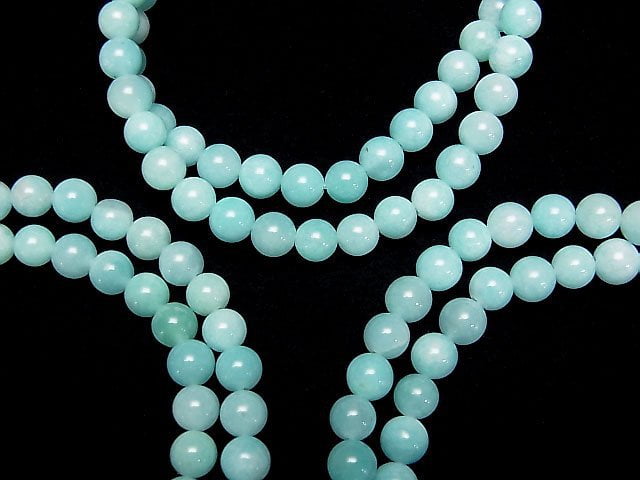 [Video] Peru Amazonite AA++ Round 6mm Bracelet