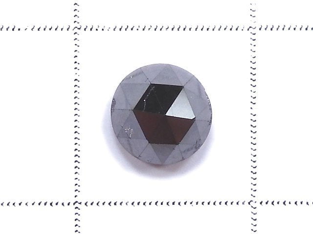 [Video][One of a kind] Black Diamond Loose stone Rose Cut 1pc NO.15