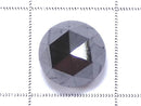 [Video][One of a kind] Black Diamond Loose stone Rose Cut 1pc NO.36