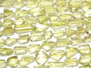 [Video]High Quality Lemon Quartz AAA- Faceted Nugget half or 1strand beads (aprx.12inch/30cm)