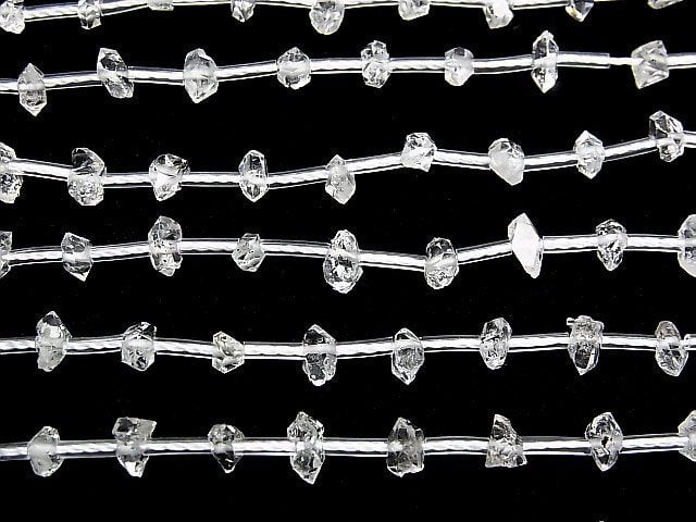 [Video] Afghanistan double point crystal 1strand beads (aprx.7inch/17cm)