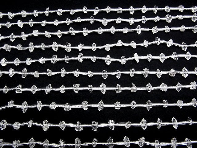 [Video] Afghanistan double point crystal 1strand beads (aprx.7inch/17cm)
