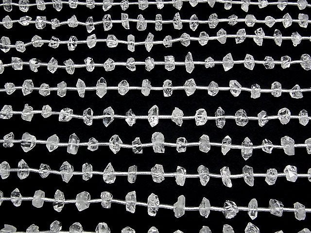 [Video] Afghanistan double point crystal 1strand beads (aprx.6inch/16cm)