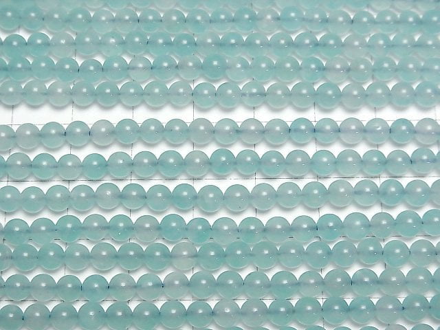 [Video] Mozambique Amazonite AA+ Round 4mm 1strand beads (aprx.15inch/37cm)