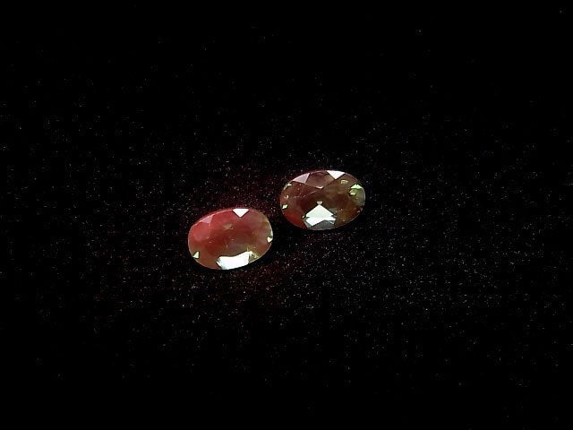 [Video]High Quality color change Andesine AAA Loose stone Oval Faceted 8x6mm 1pc