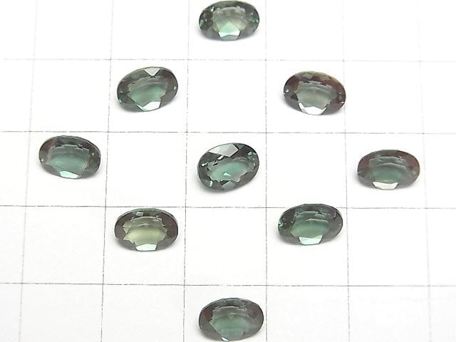 [Video]High Quality color change Andesine AAA Loose stone Oval Faceted 8x6mm 1pc