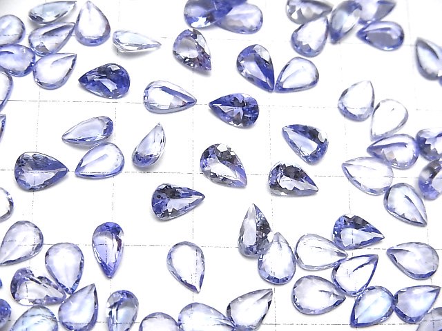 [Video]High Quality Tanzanite AAA Loose stone Pear shape Faceted 7x5mm 1pc