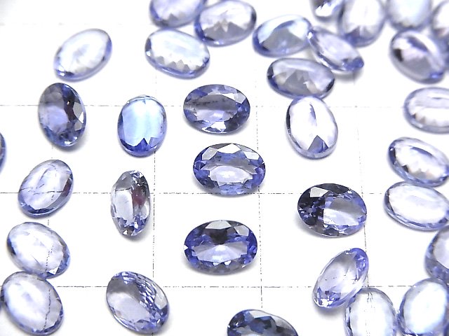 [Video]High Quality Tanzanite AAA Loose stone Oval Faceted 7x5mm 1pc