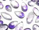 [Video]Bi-color Amethyst AA++ Cabochon Mix Shape 5pcs