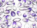 [Video]Bi-color Amethyst AA++ Cabochon Mix Shape 5pcs