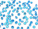 [Video]High Quality Neon Blue Apatite AAA Loose stone Round Faceted 4x4mm 2pcs