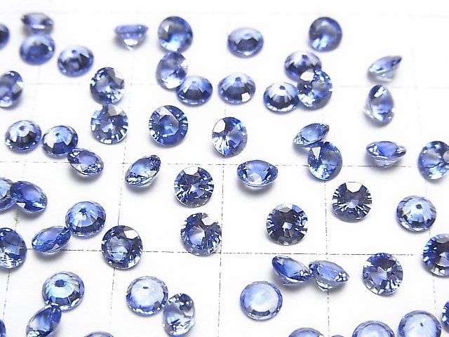 [Video]High Quality Sapphire AAA+ Loose stone Round Faceted 4x4mm 1pc