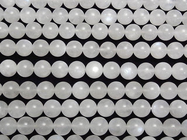 [Video] Royal Blue Moonstone AA+ Round 10mm half or 1strand beads (aprx.15inch/36cm)