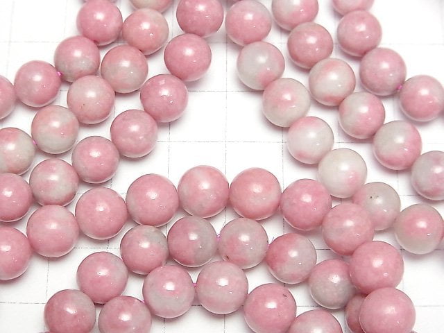 [Video]Rhodonite Silica Round 8.5-9mm Bracelet