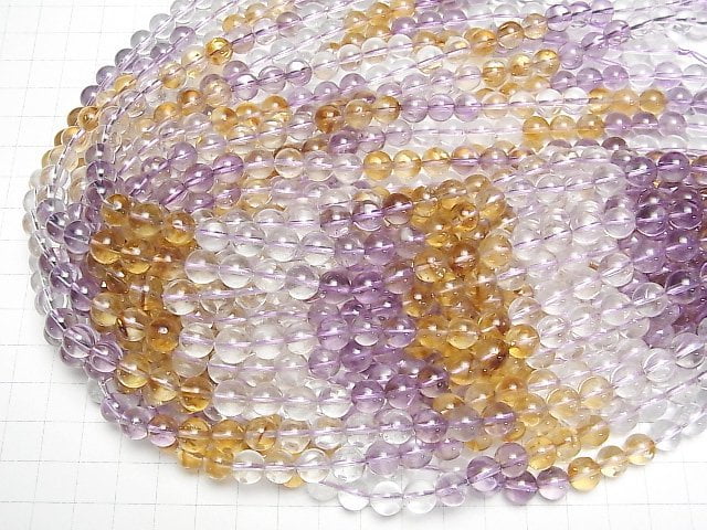 [Video]Mixed Stone AAA- Round 8mm 1strand beads (aprx.15inch/37cm)