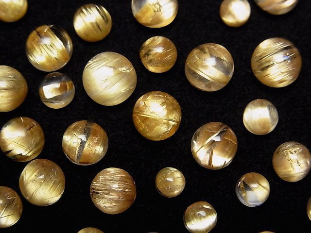 Rutilated Quartz Gemstone Beads