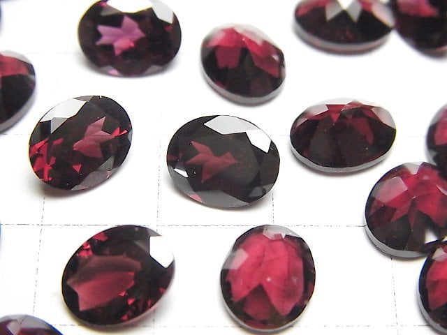 [Video]High Quality Rhodolite Garnet AAA Loose stone Oval Faceted 10x8mm 2pcs