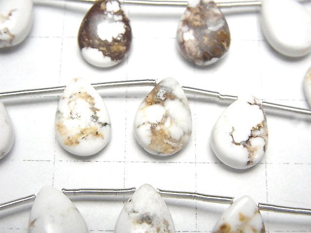 [Video]Wild Horse Pear shape (Smooth) 12x8mm 1strand (13pcs )