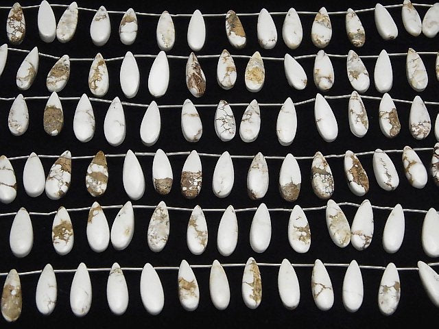 [Video]Wild Horse Pear shape (Smooth) 15x6mm 1strand (13pcs )